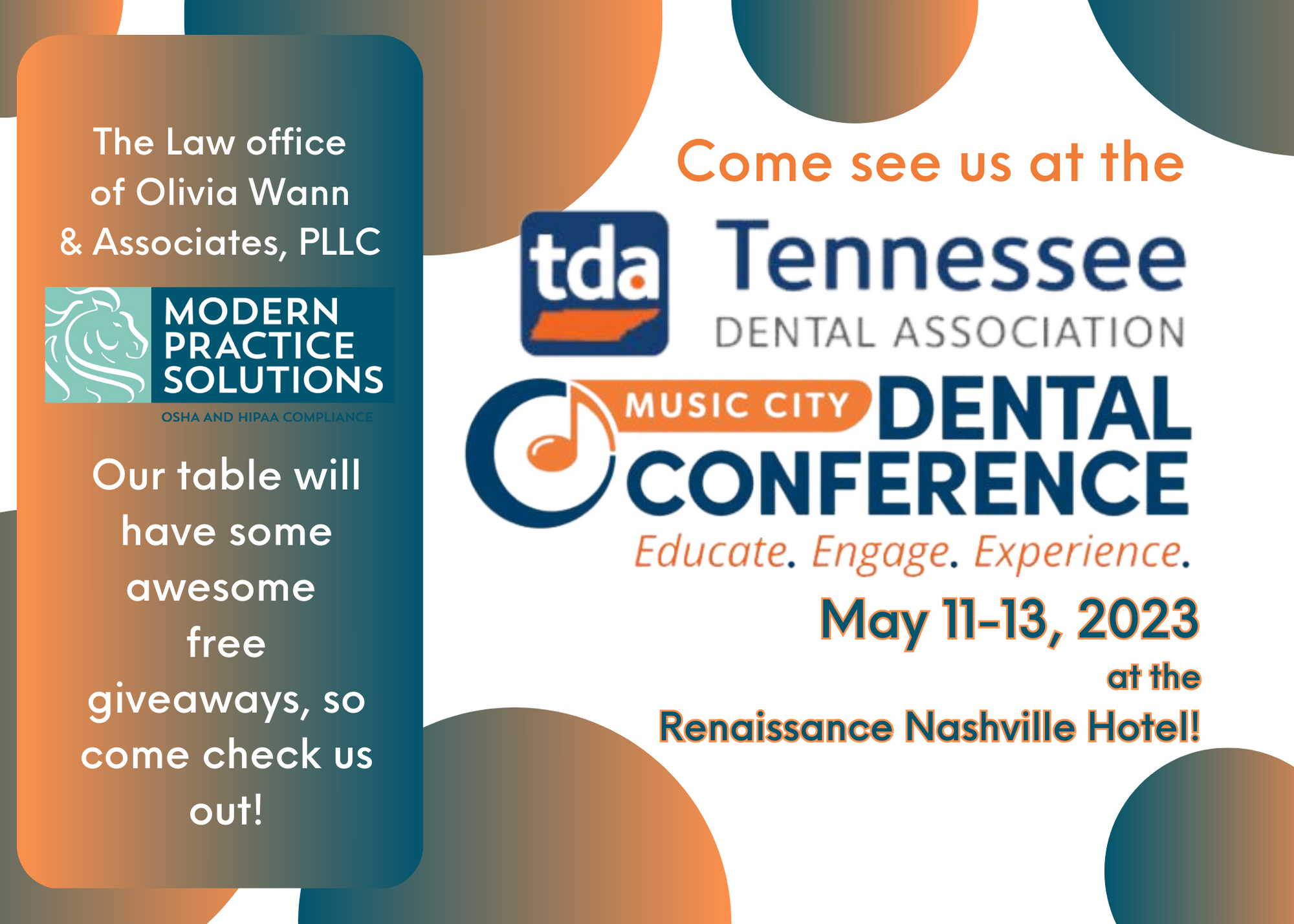 TDA Dental Conference in Nashville, TN Image