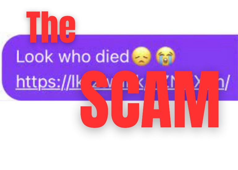 Are You Aware of the "Look Who Died" Facebook Scheme? Image